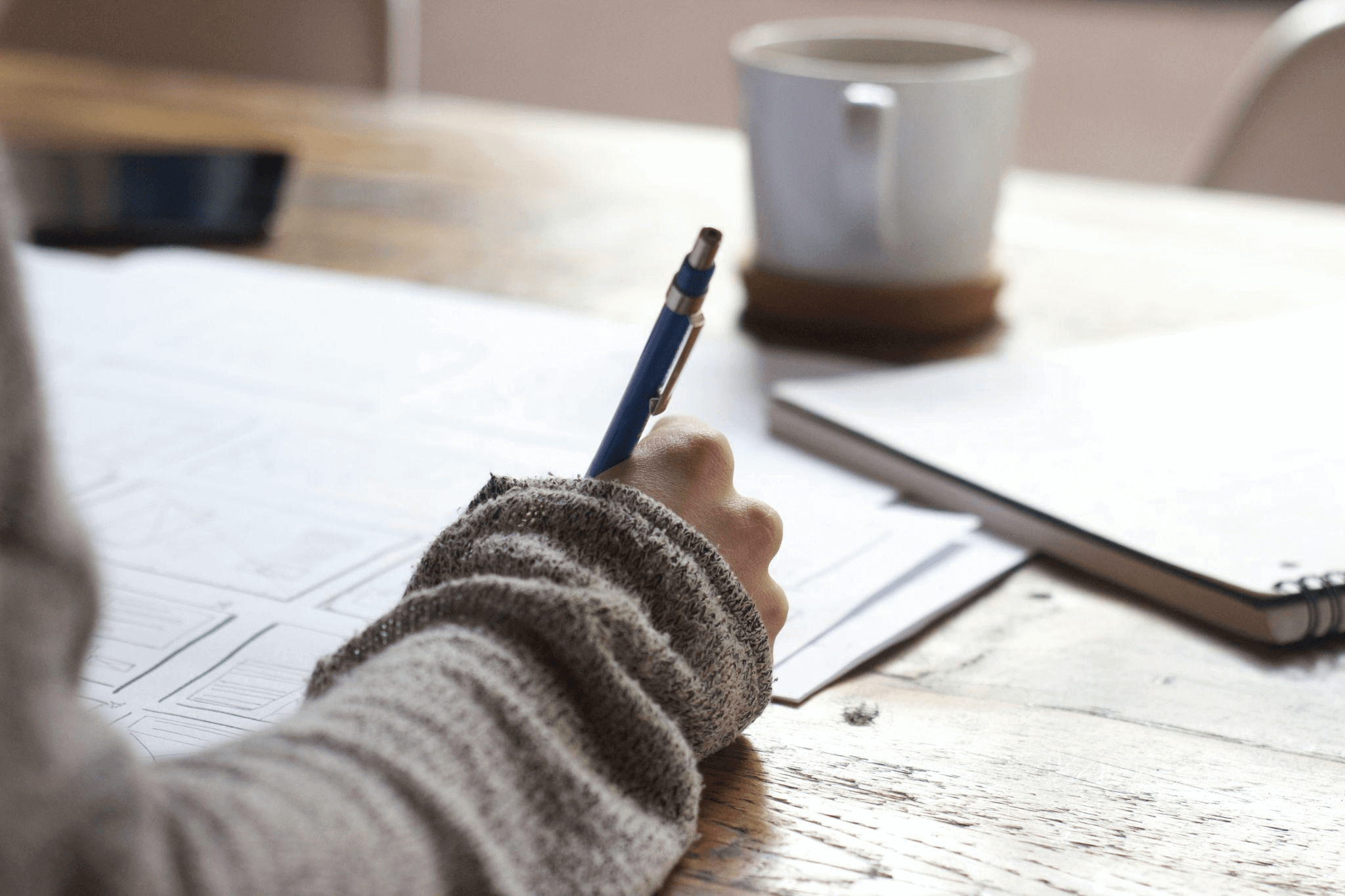 A self-published author maps out their debut novel.