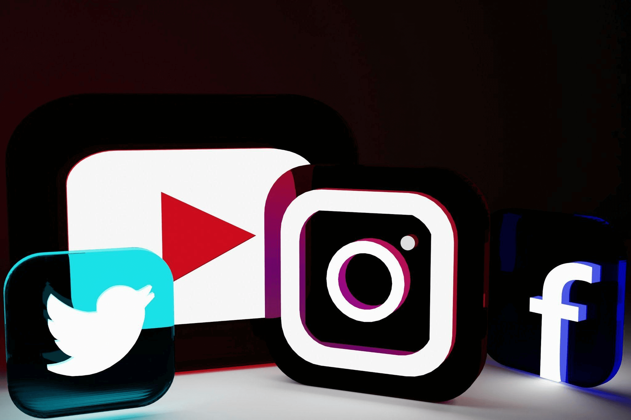 Social media platform logos representing the power of HVAC advertising in turning followers into clients through strategic marketing.
