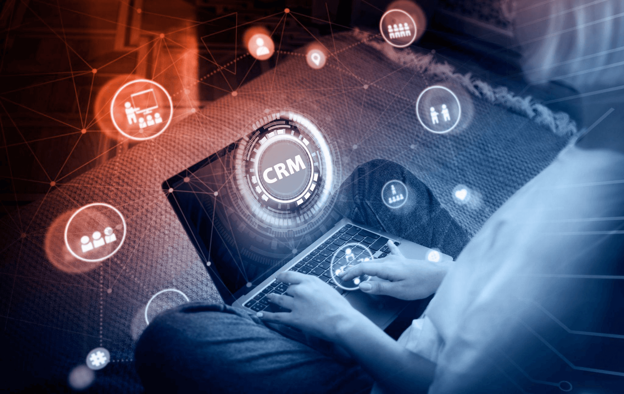 A futuristic dashboard displaying data and analytics, symbolizing AI-driven automation in advertising, aligning with digital marketing trends for 2025.