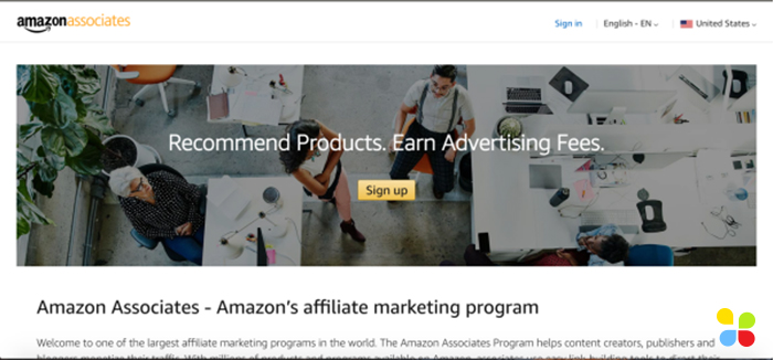 Amazon Associates-the best affiliate marketing program to join