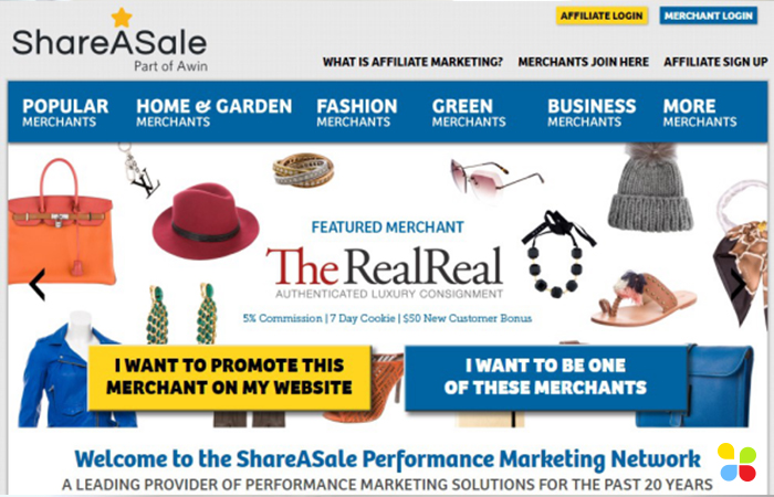 ShareASale - best affiliate program for beginners