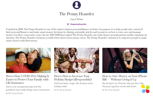The Penny Hoarder – guest blogging example